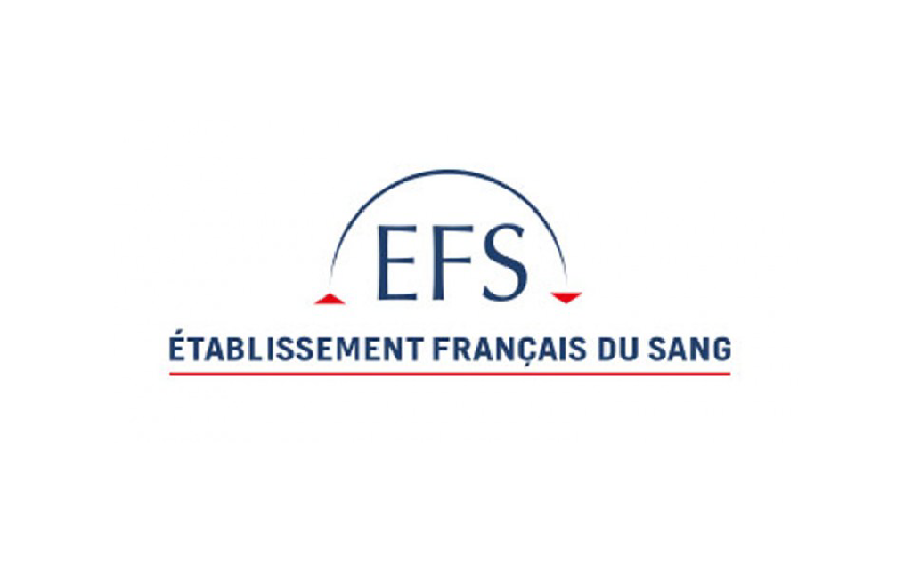 Logotipo de EFS (banco de sangre francés)